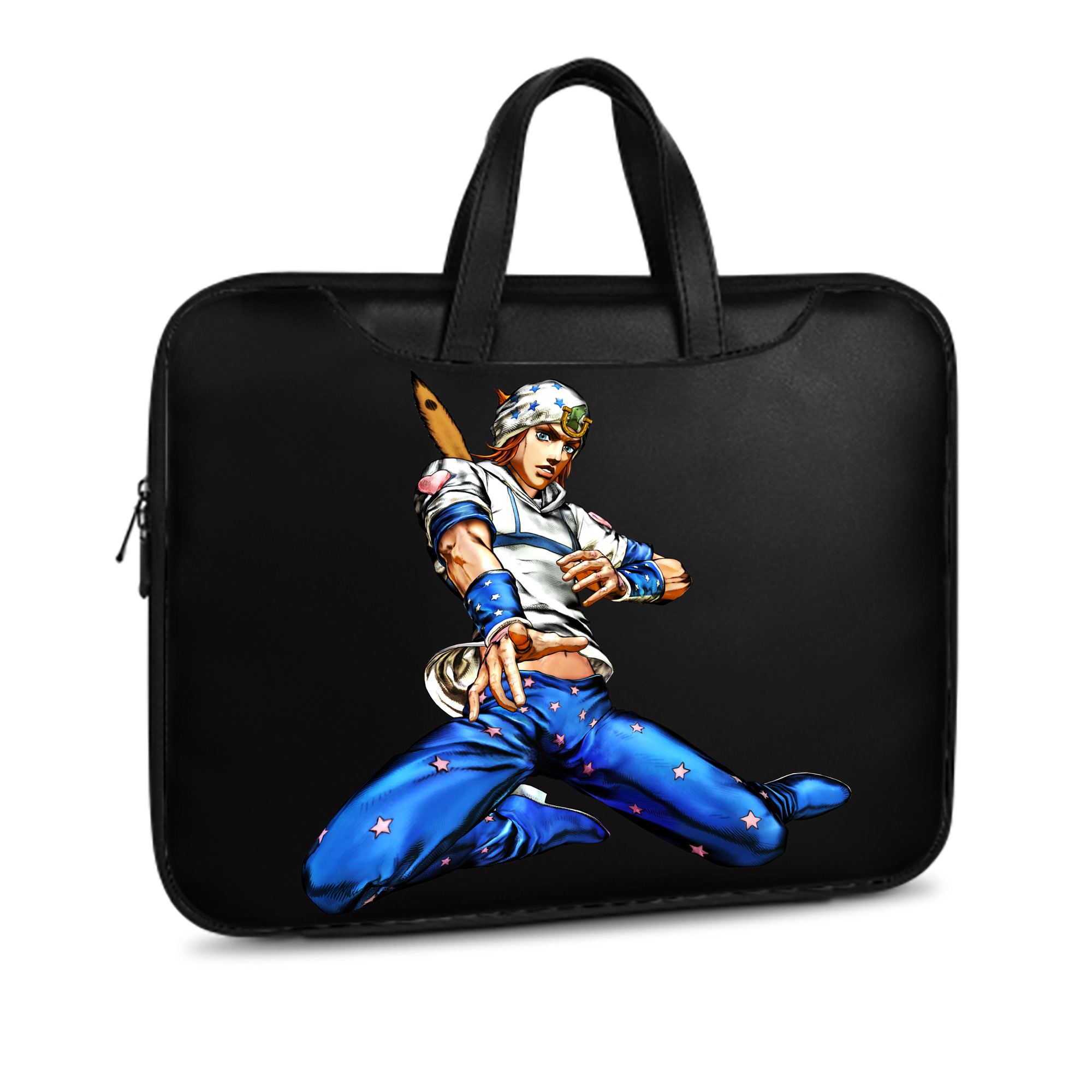 （画像用） ジョジョの奇妙な冒険 ジョナサン?ジョースター JoJo's Bizarre Adventure Jonathan Joestar レザーラップトップバッグ　ノートパソコンケース