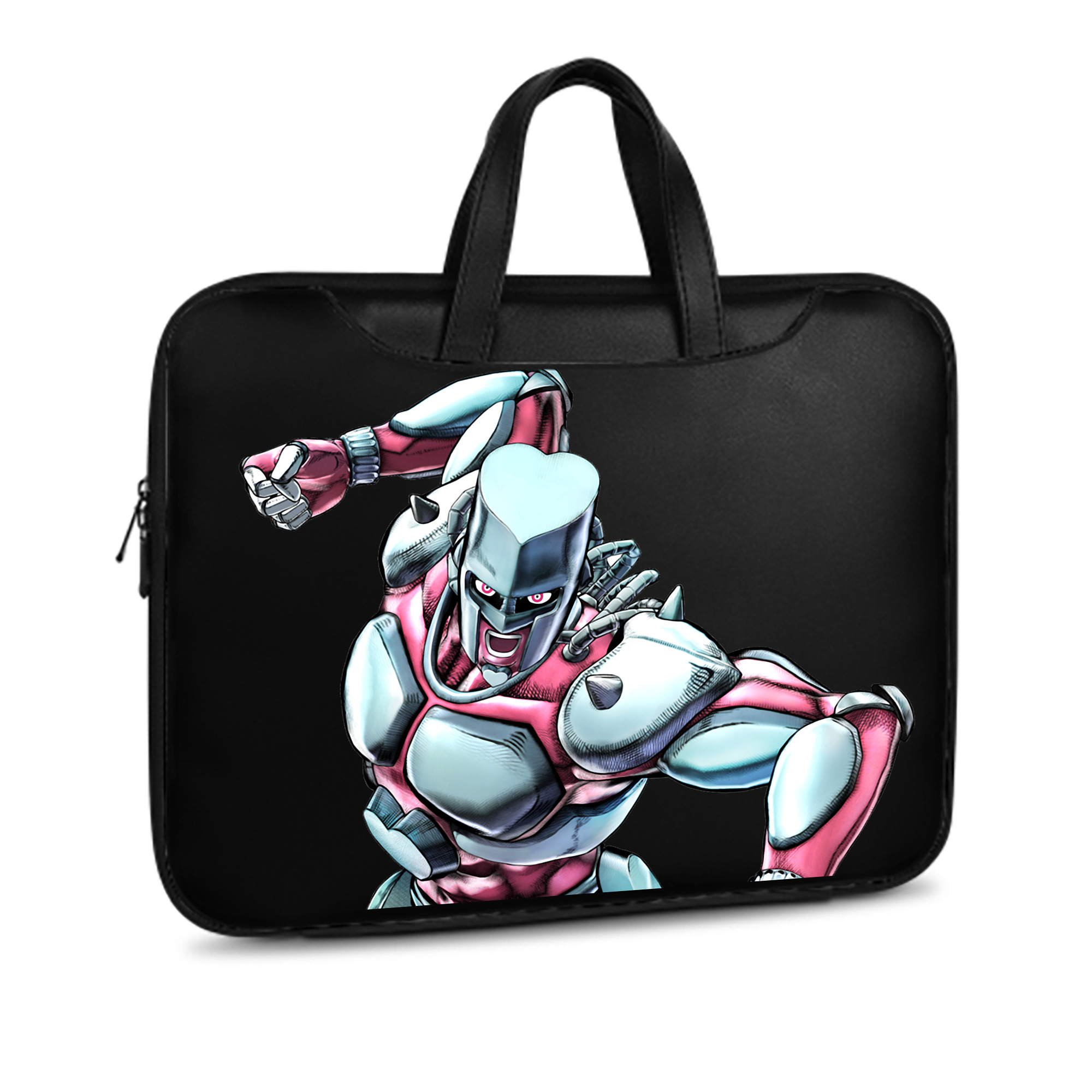 （画像用） ジョジョの奇妙な冒険 ひがしかた じょうすけ JoJo's Bizarre Adventure Higashikata Josuke レザーラップトップバッグ　ノートパソコンケース