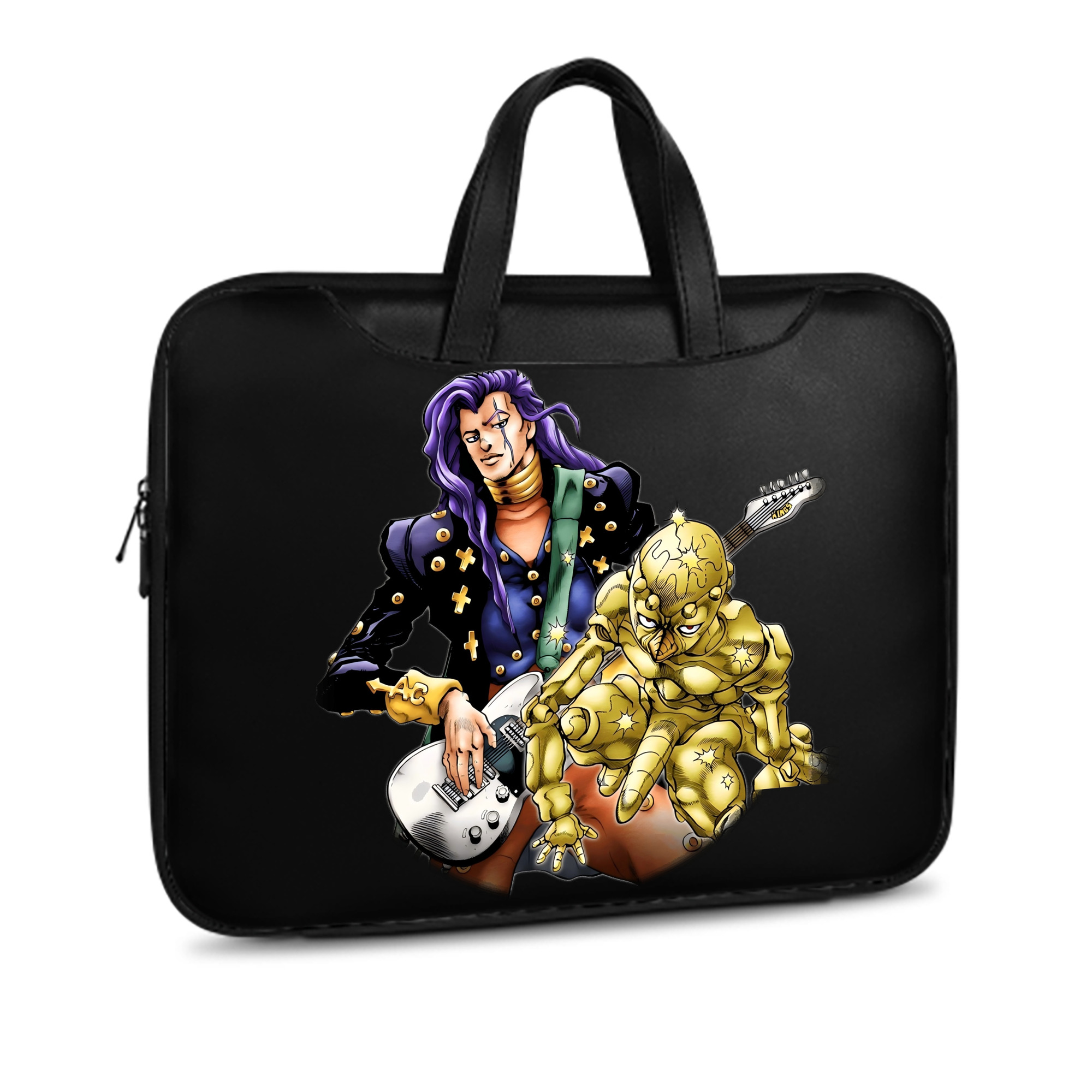 （画像用） ジョジョの奇妙な冒険 おといし あきら JoJo's Bizarre Adventure Akira Otoishi レザーラップトップバッグ　ノートパソコンケース