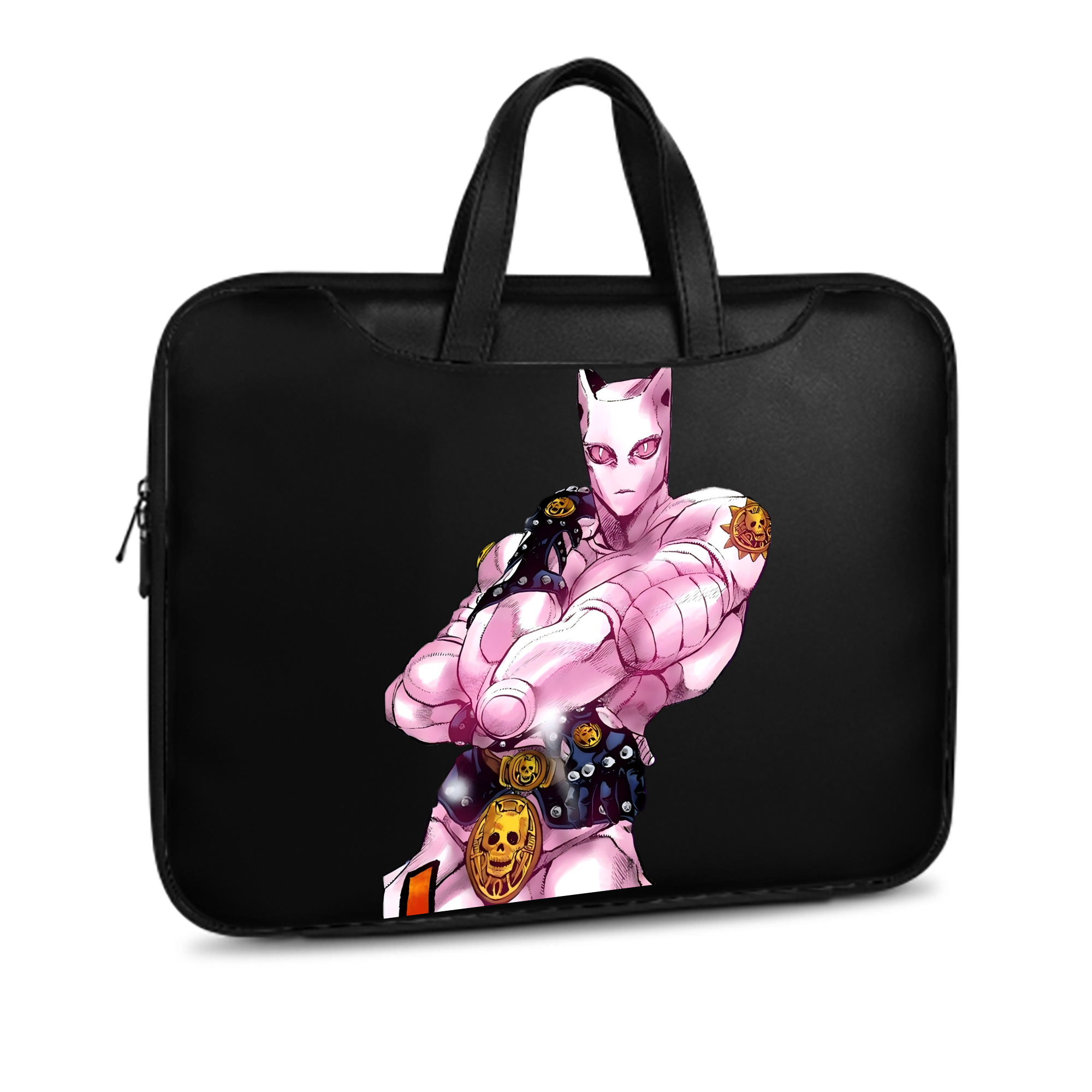 （画像用） ジョジョの奇妙な冒険 きら よしかげ JoJo's Bizarre Adventure Kira Yoshikage レザーラップトップバッグ　ノートパソコンケース