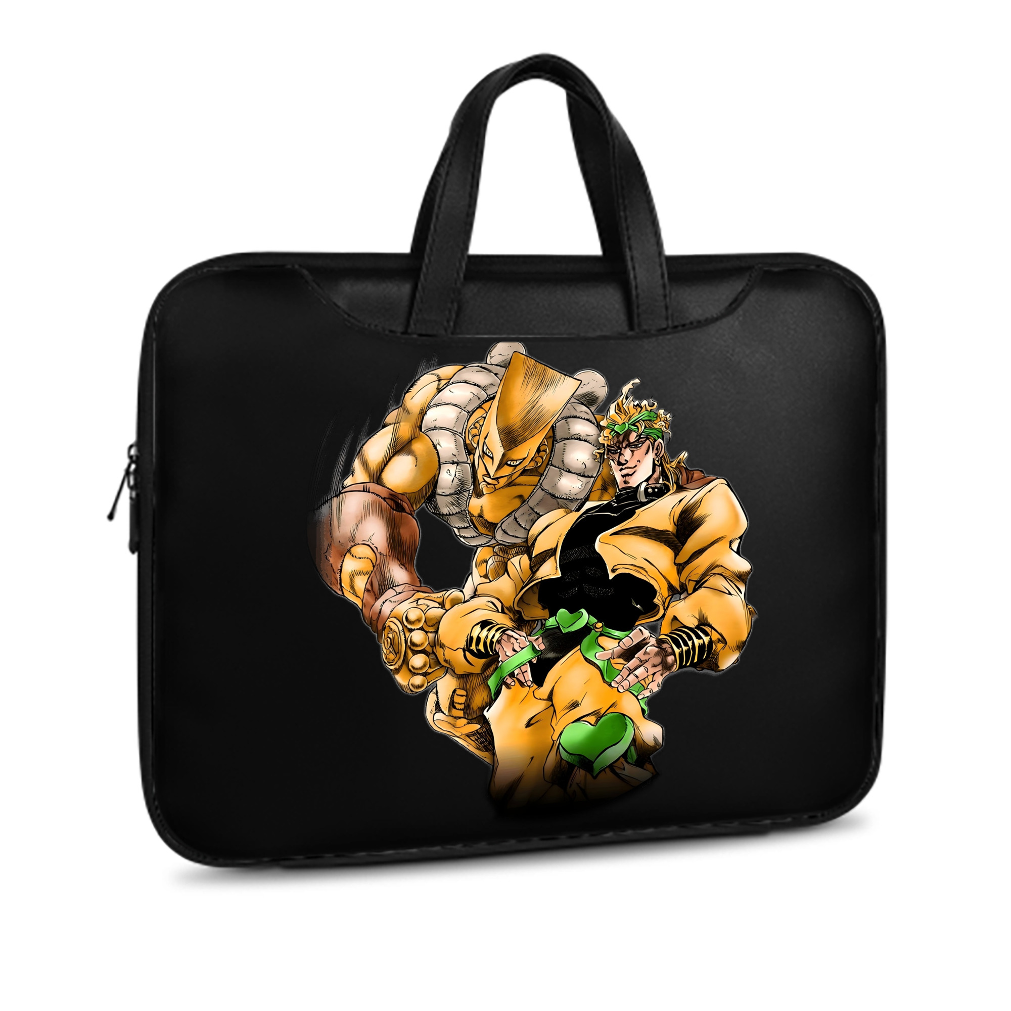（画像用） ジョジョの奇妙な冒険 ディオ?ブランドー JoJo's Bizarre Adventure Dio Brando レザーラップトップバッグ　ノートパソコンケース
