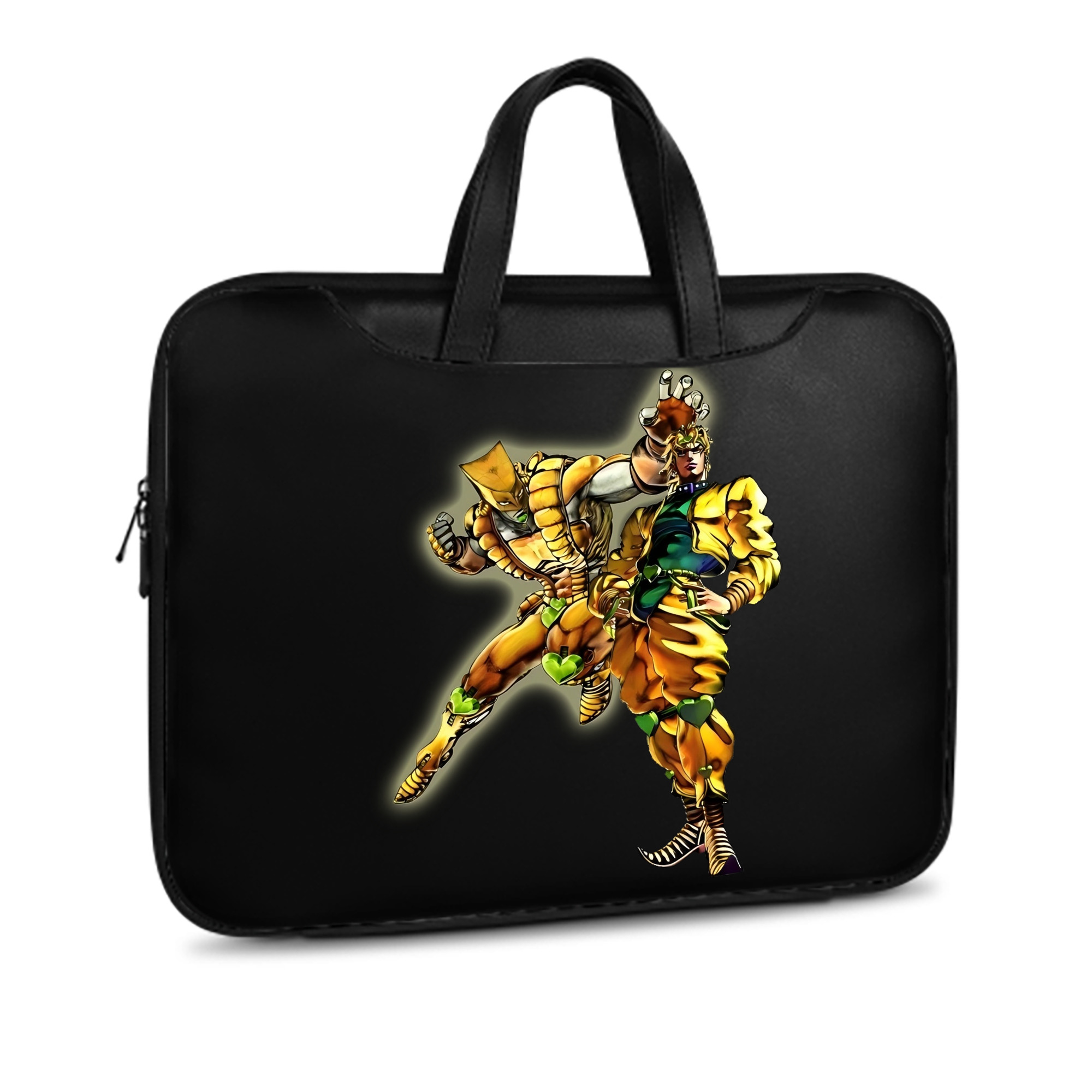 （画像用） ジョジョの奇妙な冒険 ディオ?ブランドー JoJo's Bizarre Adventure Dio Brando レザーラップトップバッグ　ノートパソコンケース