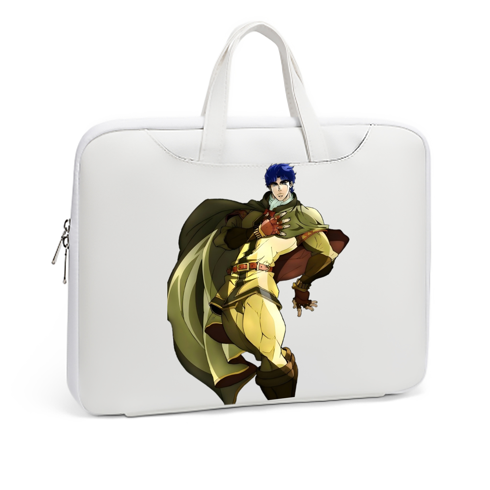 （画像用） ジョジョの奇妙な冒険 /ジョナサン?ジョースター JoJo's Bizarre Adventure Jonathan Joestar レザーラップトップバッグ　ノートパソコンケース