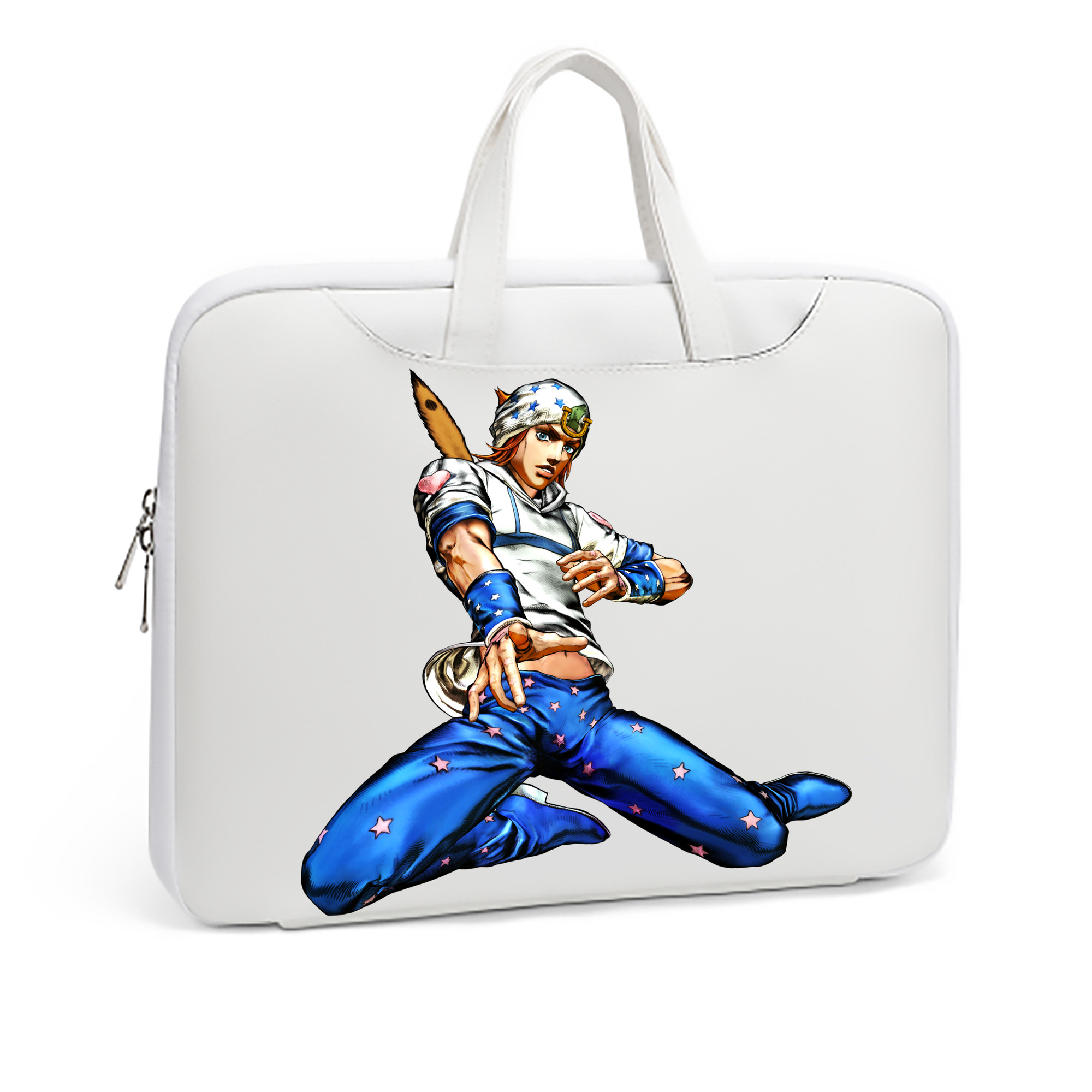（画像用） ジョジョの奇妙な冒険 ジョナサン?ジョースター JoJo's Bizarre Adventure Jonathan Joestar レザーラップトップバッグ　ノートパソコンケース