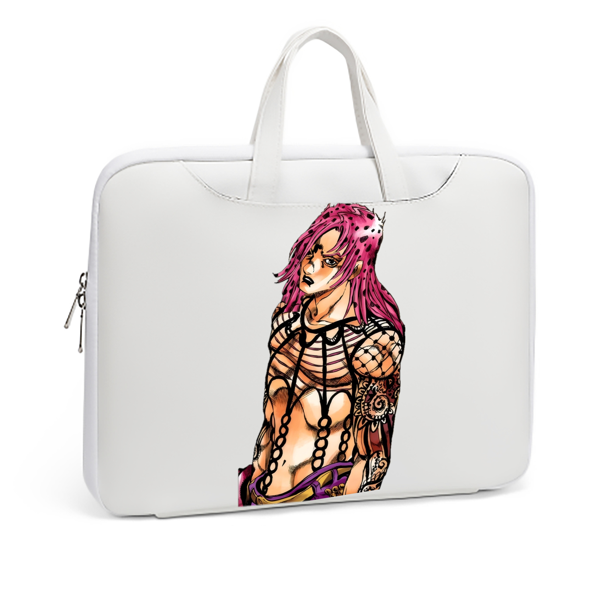 （画像用） ジョジョの奇妙な冒険 ビネガー?ドッピオ JoJo's Bizarre Adventure Vinegar Doppio レザーラップトップバッグ　ノートパソコンケース