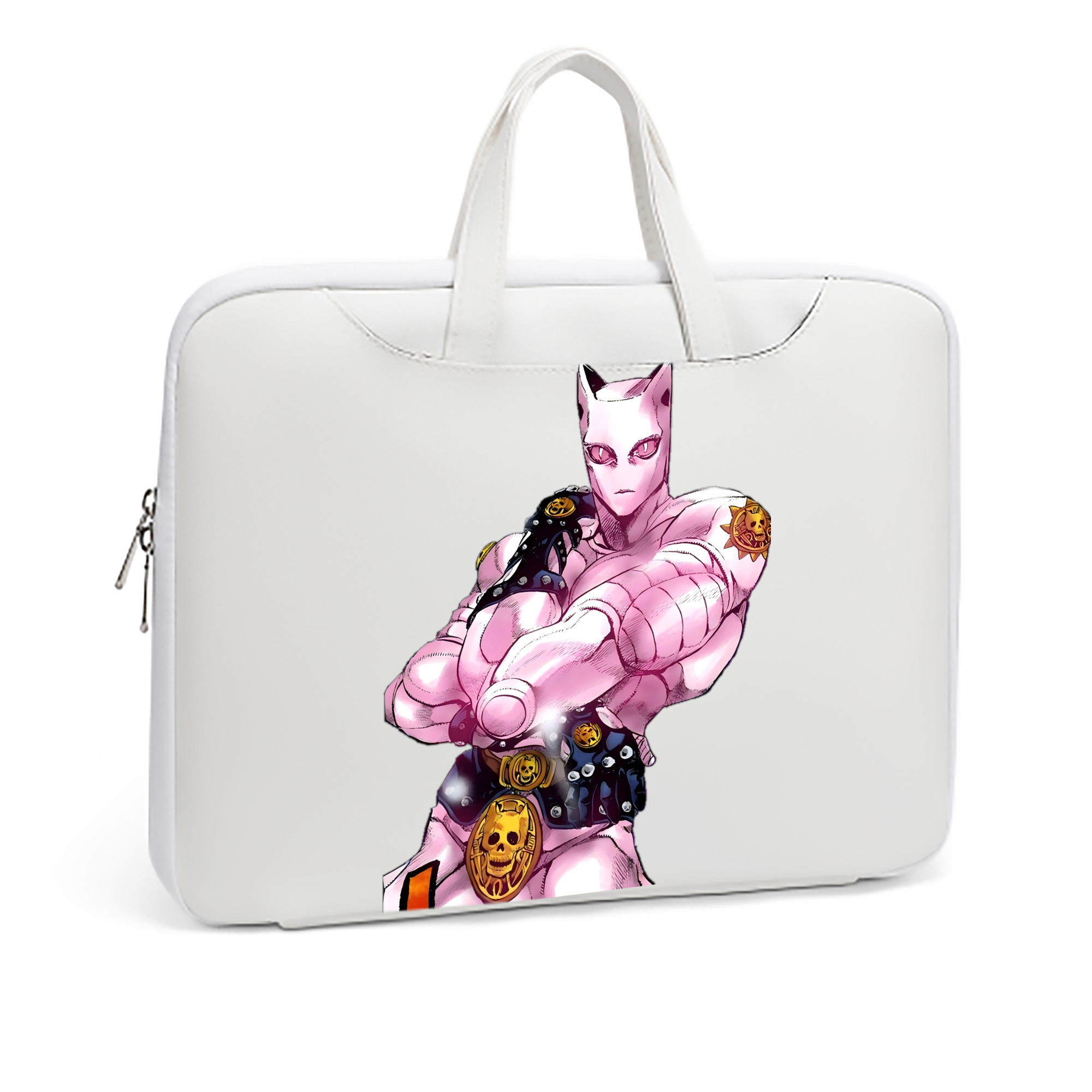 （画像用） ジョジョの奇妙な冒険 きら よしかげ JoJo's Bizarre Adventure Kira Yoshikage レザーラップトップバッグ　ノートパソコンケース