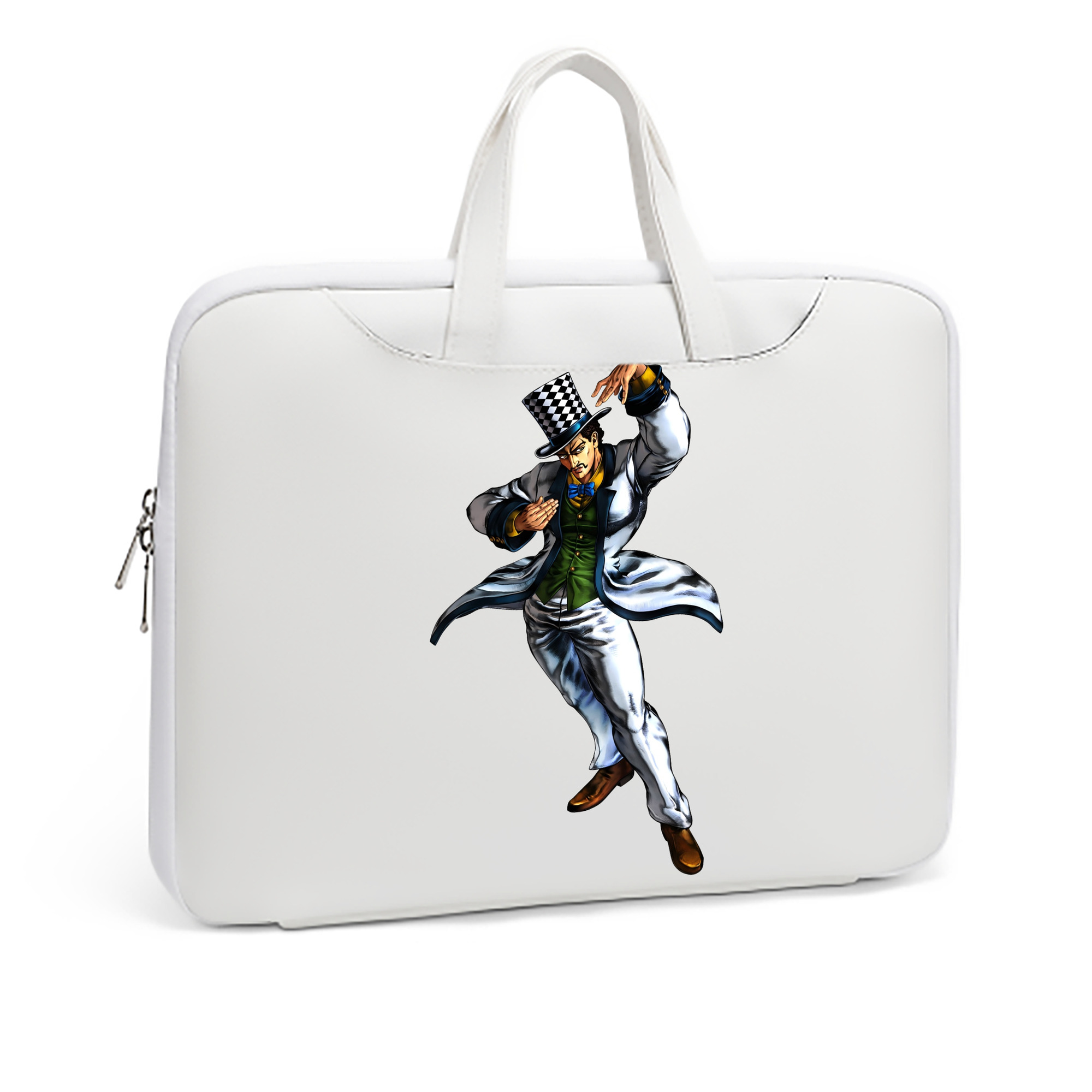 （画像用） ジョジョの奇妙な冒険 ウィル?アントニオ?ツェペリ JoJo's Bizarre Adventure Will Anthonio Zeppeli レザーラップトップバッグ　ノートパソコンケース