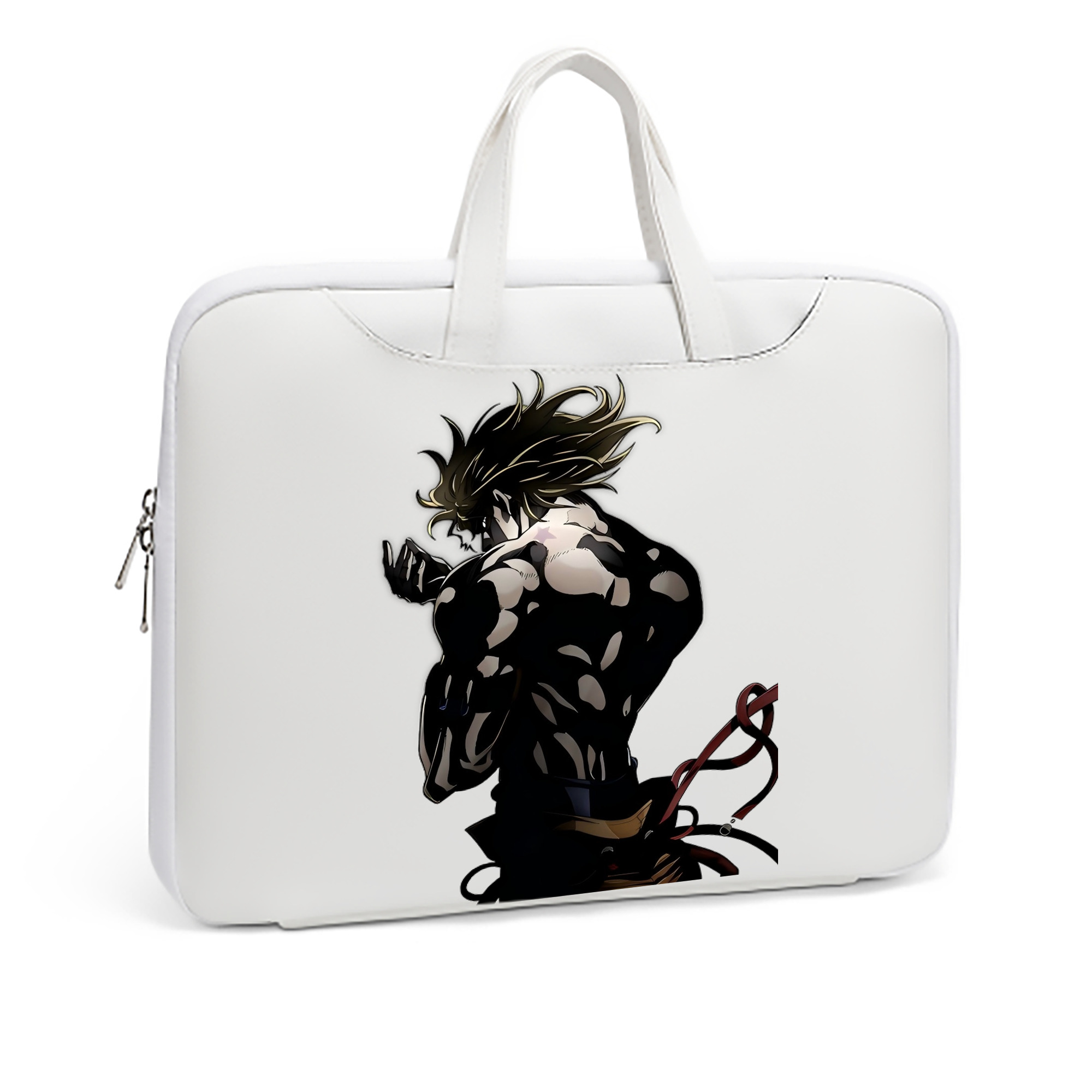 （画像用） ジョジョの奇妙な冒険 ディオ?ブランドー JoJo's Bizarre Adventure Dio Brando レザーラップトップバッグ　ノートパソコンケース