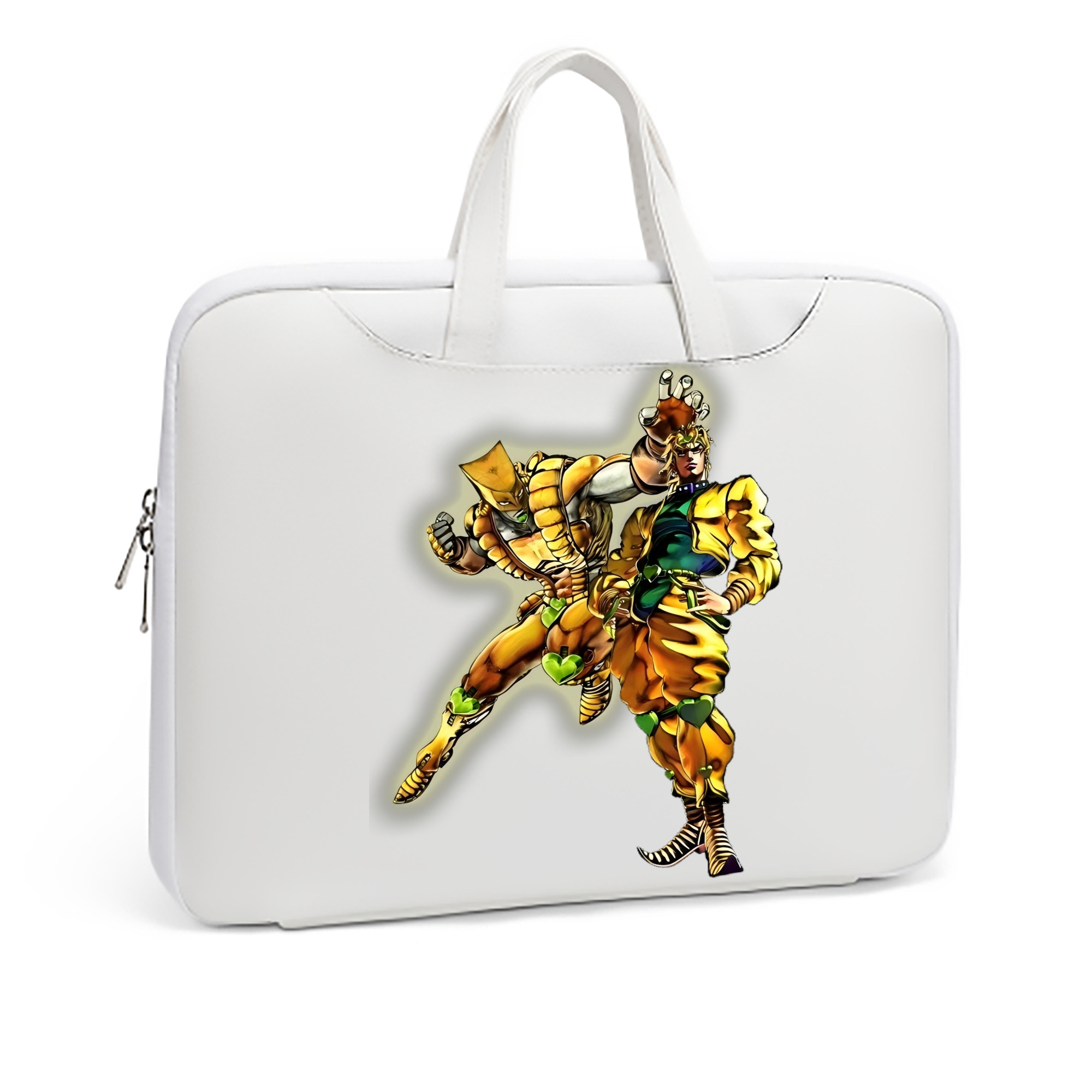 （画像用） ジョジョの奇妙な冒険 ディオ?ブランドー JoJo's Bizarre Adventure Dio Brando レザーラップトップバッグ　ノートパソコンケース