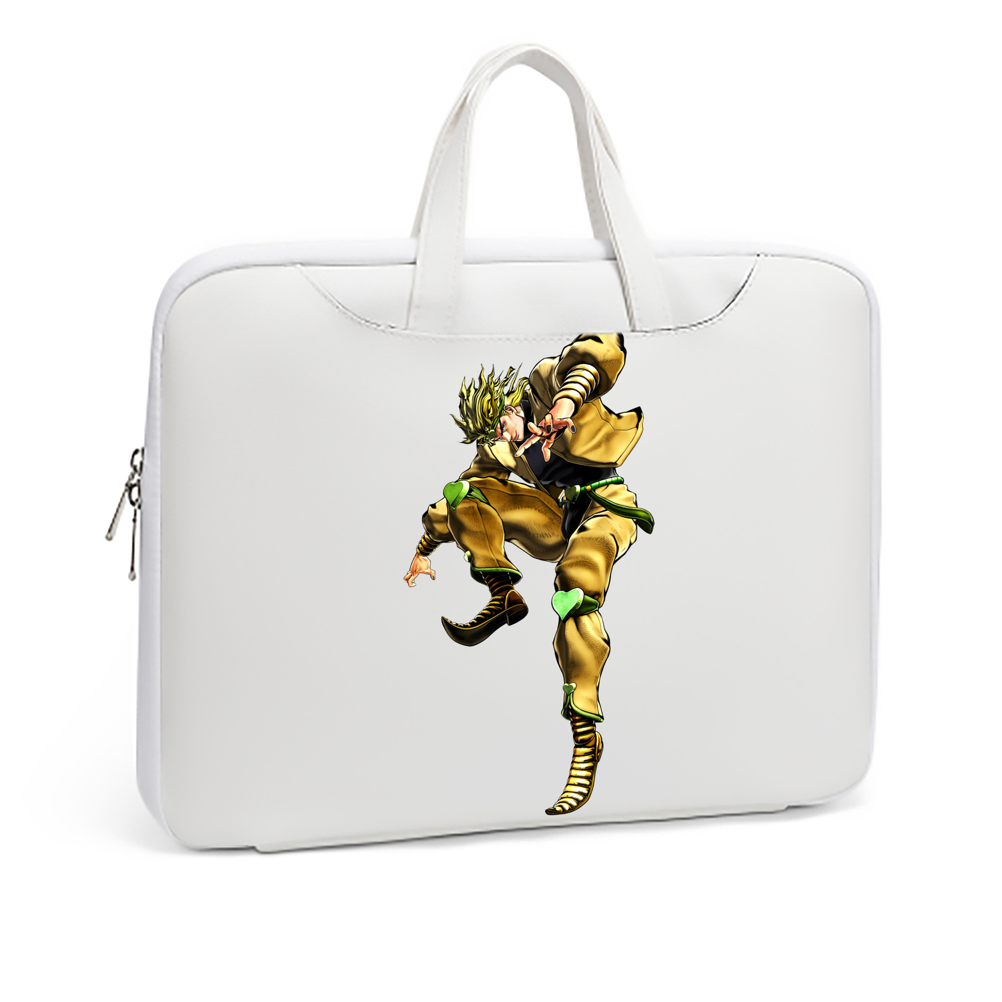 （画像用） ジョジョの奇妙な冒険 ディオ?ブランドー JoJo's Bizarre Adventure Dio Brando レザーラップトップバッグ　ノートパソコンケース