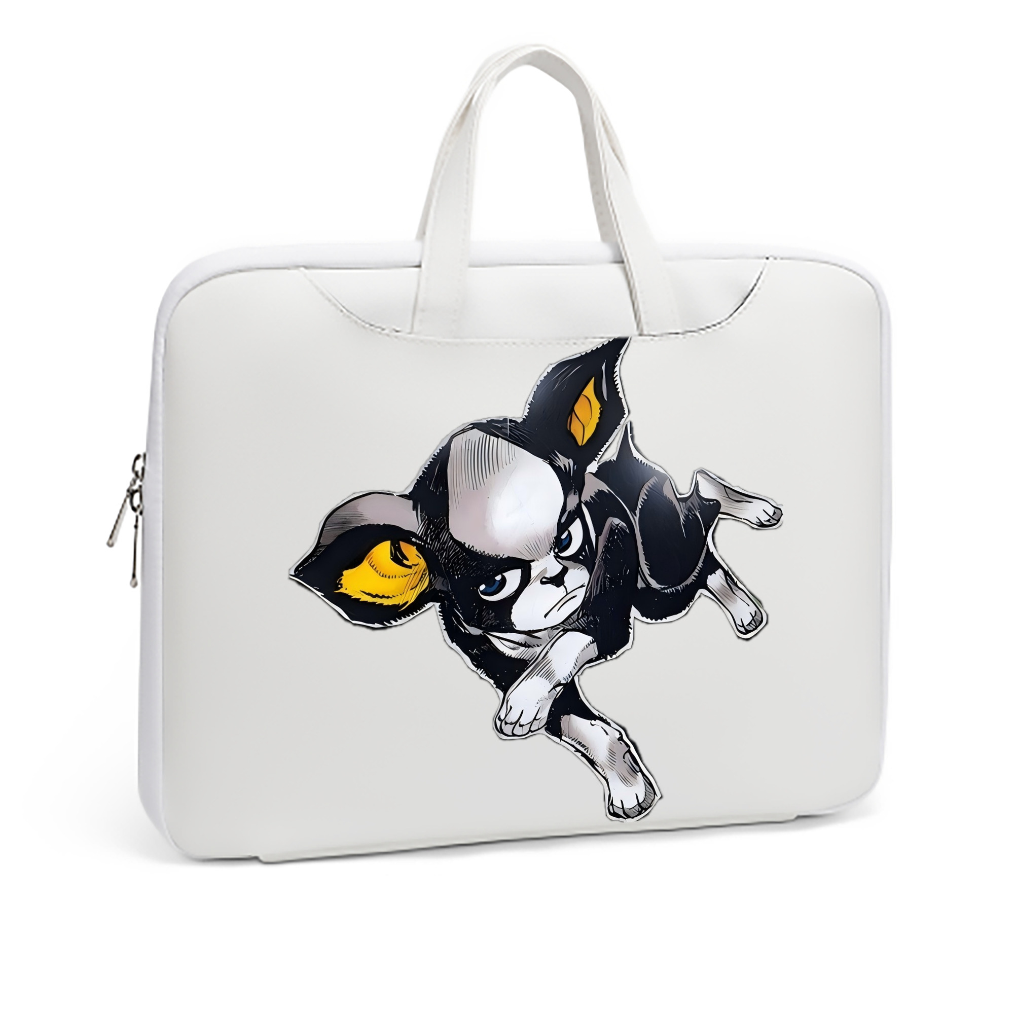 （画像用） ジョジョの奇妙な冒険 イギー JoJo's Bizarre Adventure Iggy レザーラップトップバッグ　ノートパソコンケース