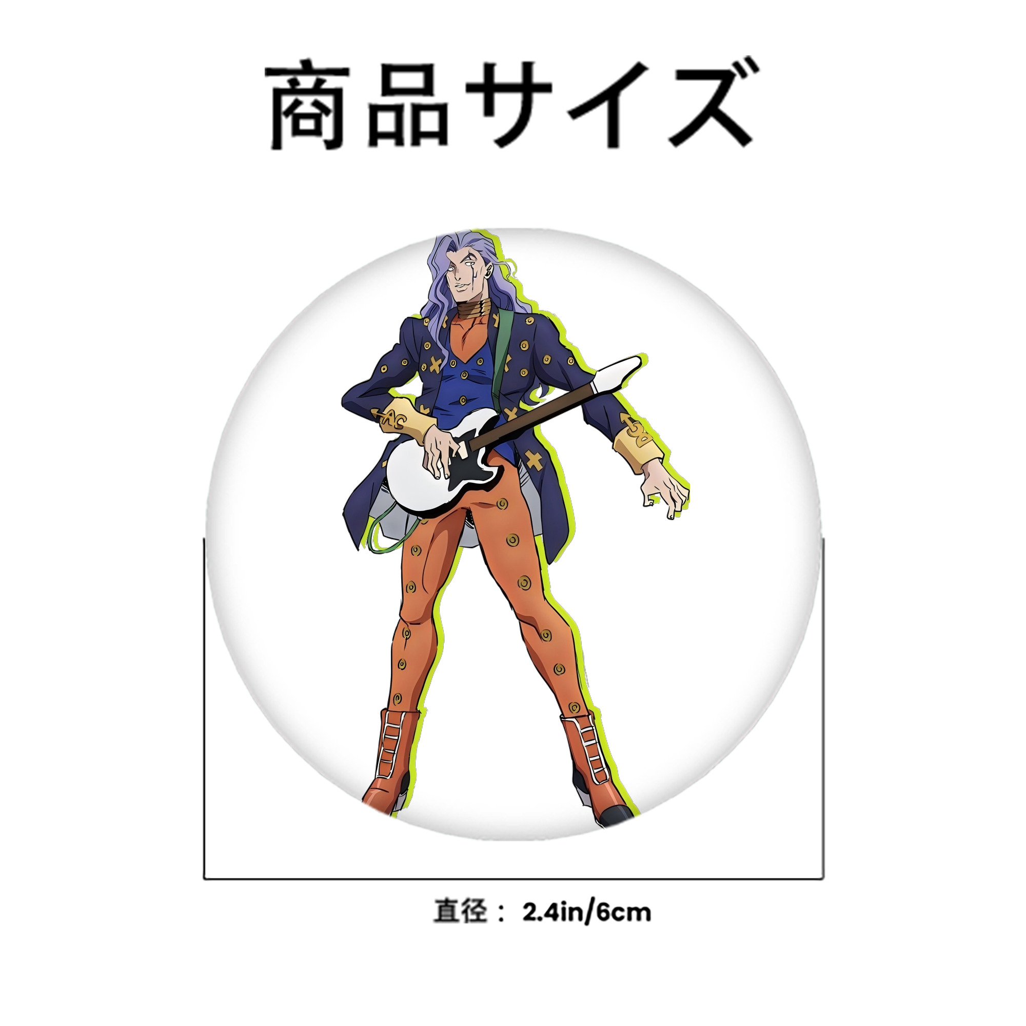 ジョジョの奇妙な冒険 おといし あきら JoJo's Bizarre Adventure Akira Otoishi 6cm 缶バッジ 複数セット