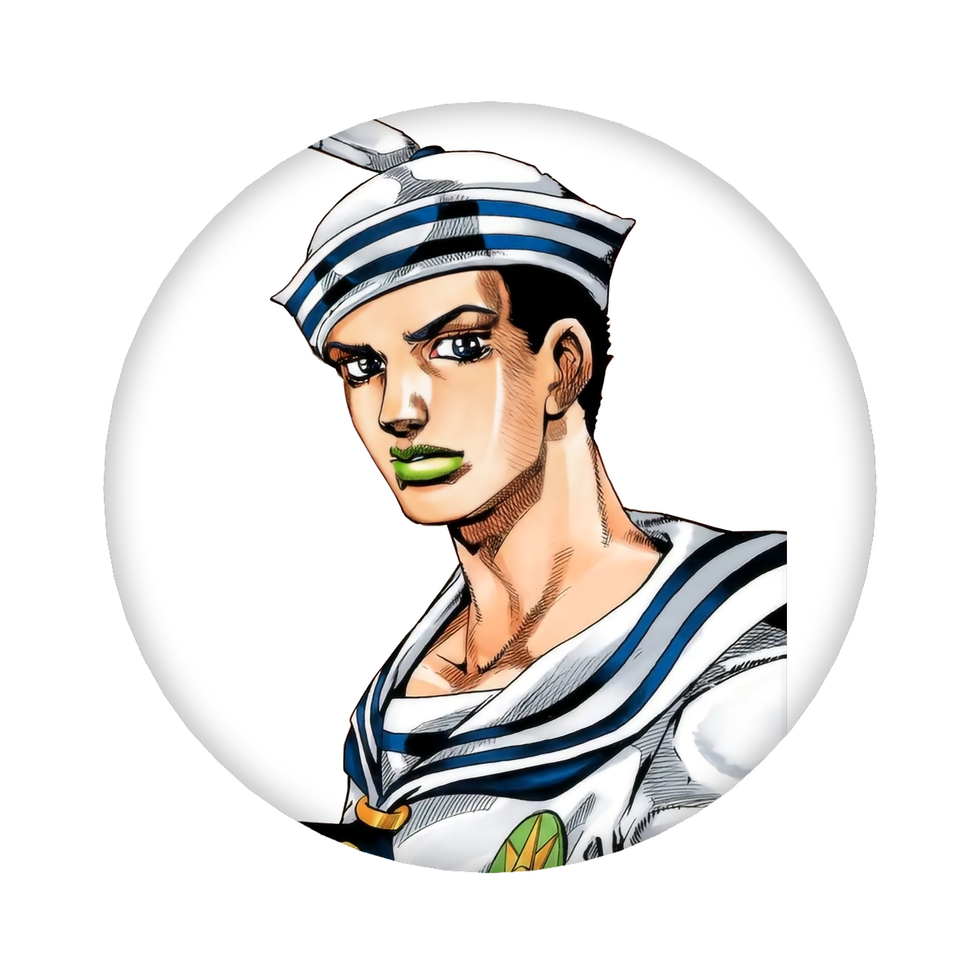 （画像用） ジョジョの奇妙な冒険 東方定助 JoJo's Bizarre Adventure Higashikata Josuke 6cm 缶バッジ 複数セット