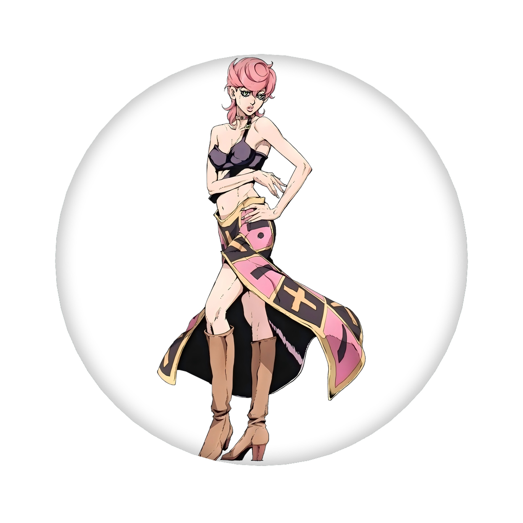 （画像用） ジョジョの奇妙な冒険 トリッシュ?ウナ JoJo's Bizarre Adventure Trish Una 6cm 缶バッジ 複数セット