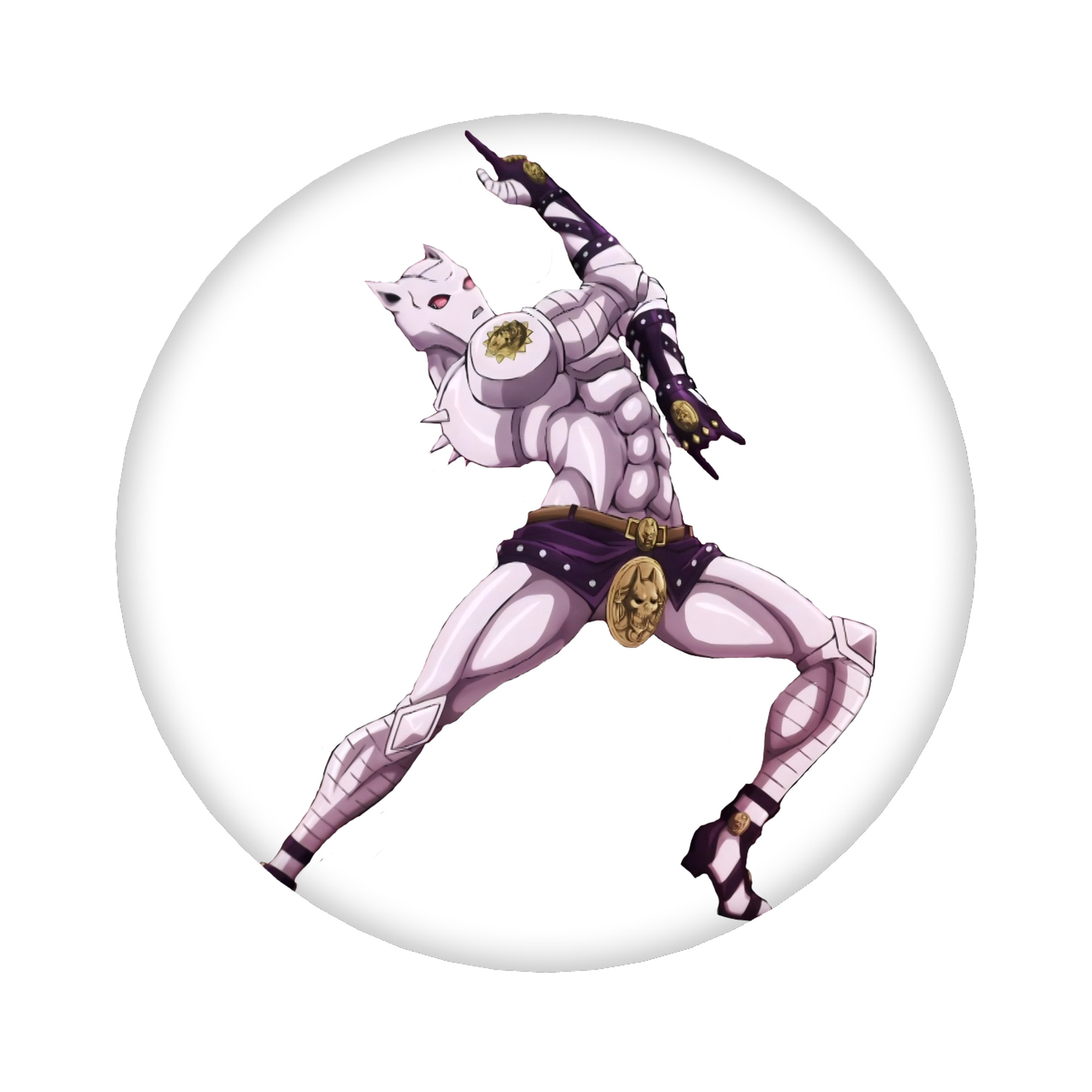 （画像用） ジョジョの奇妙な冒険 きら よしかげ JoJo's Bizarre Adventure Kira Yoshikage 6cm 缶バッジ 複数セット