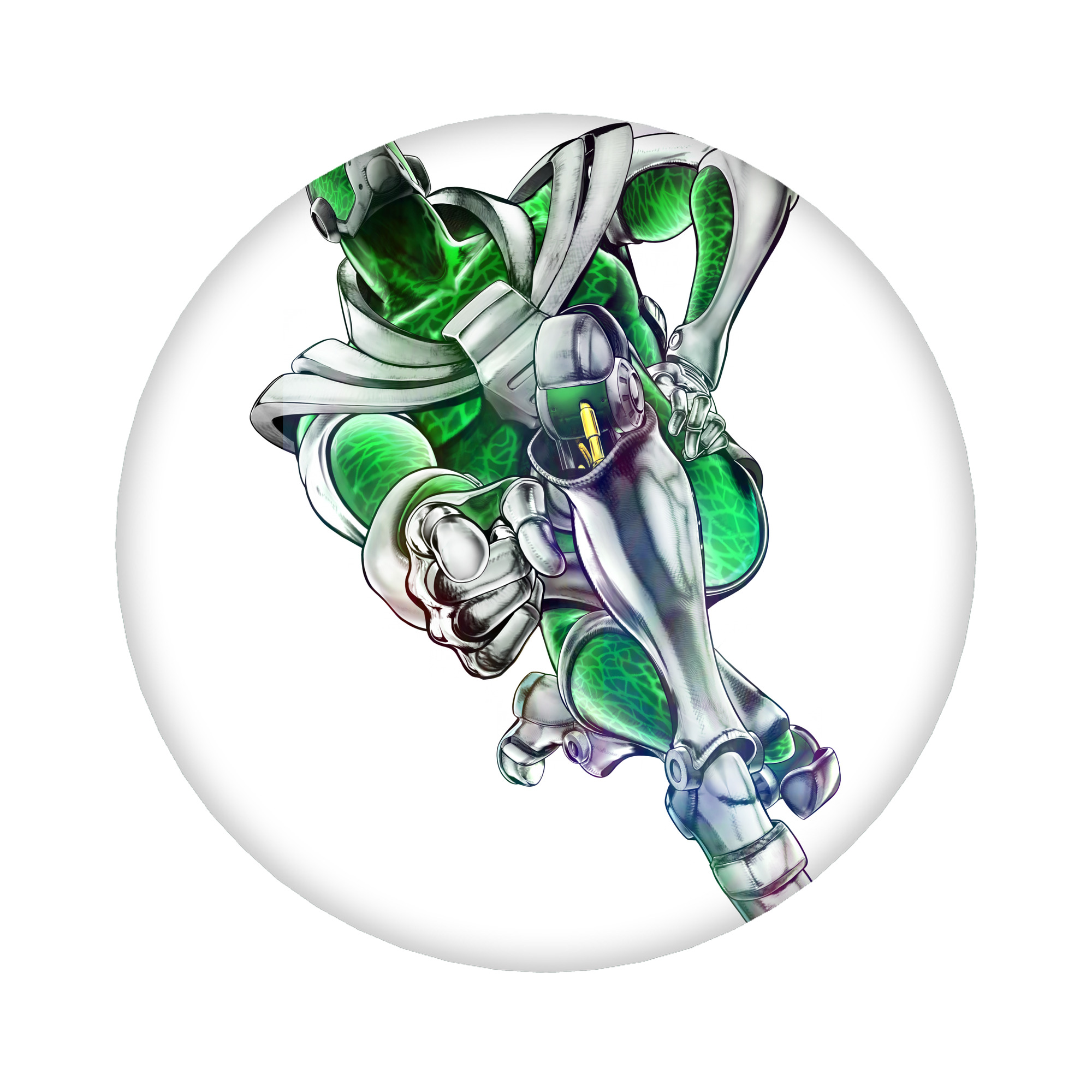 （画像用） ジョジョの奇妙な冒険 花京院 典明（かきょういん のりあき） JoJo's Bizarre Adventure Kakyoin Noriaki 6cm 缶バッジ 複数セット