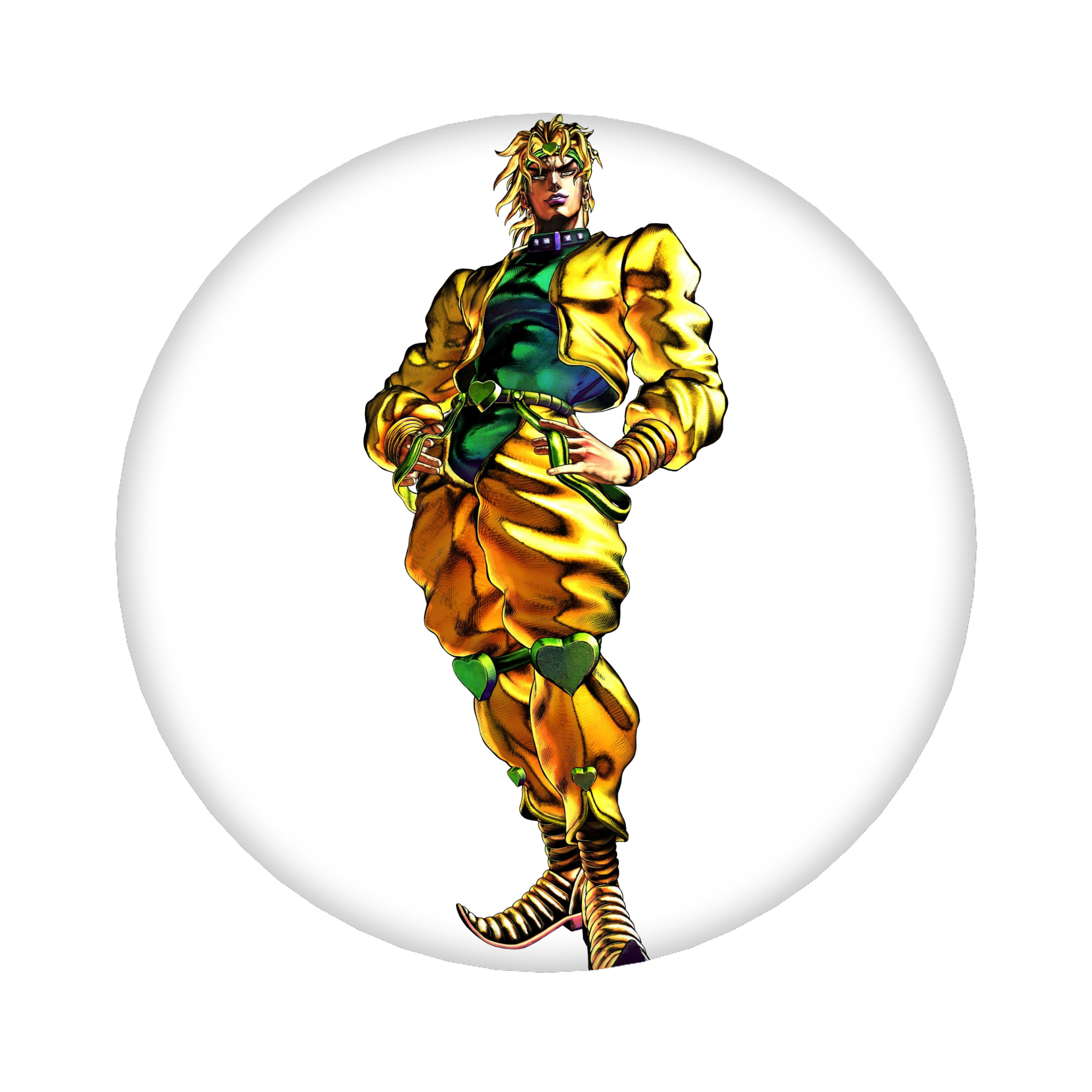 （画像用） ジョジョの奇妙な冒険 ディオ?ブランドー JoJo's Bizarre Adventure Dio Brando 6cm 缶バッジ 複数セット