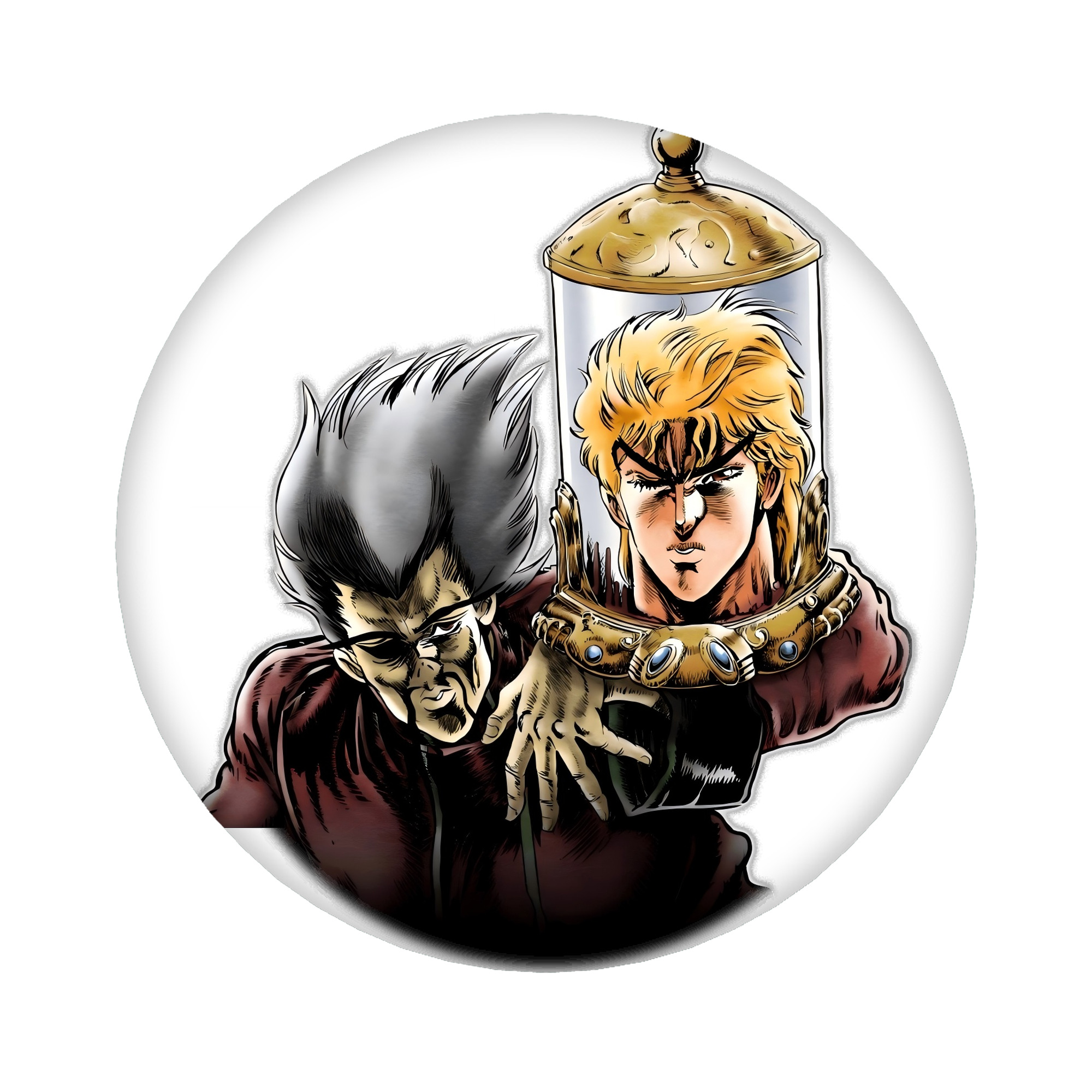 （画像用） ジョジョの奇妙な冒険 ディオ?ブランドー JoJo's Bizarre Adventure Dio Brando 6cm 缶バッジ 複数セット