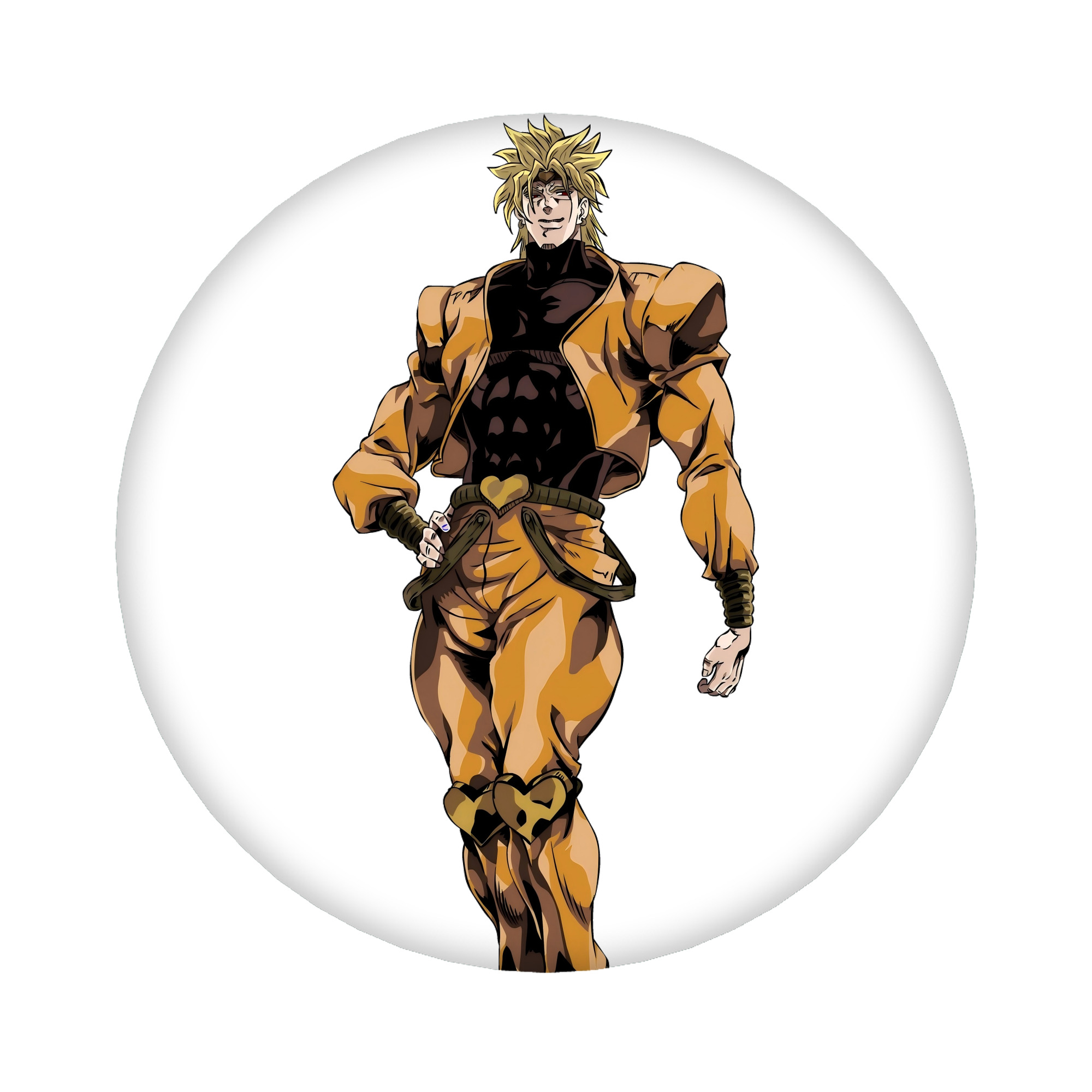 （画像用） ジョジョの奇妙な冒険 ディオ?ブランドー JoJo's Bizarre Adventure Dio Brando 6cm 缶バッジ 複数セット