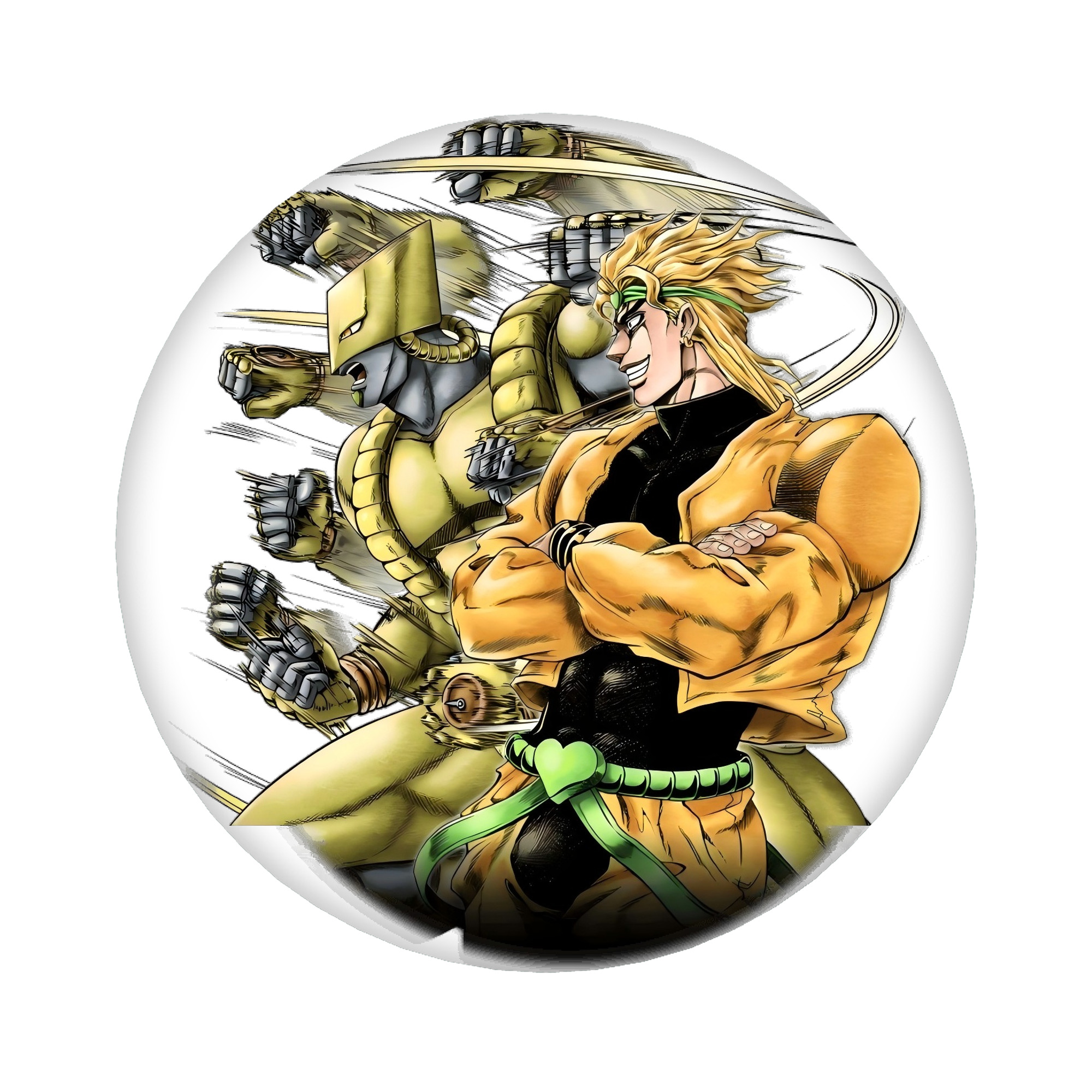 （画像用） ジョジョの奇妙な冒険 ディオ?ブランドー JoJo's Bizarre Adventure Dio Brando 6cm 缶バッジ 複数セット