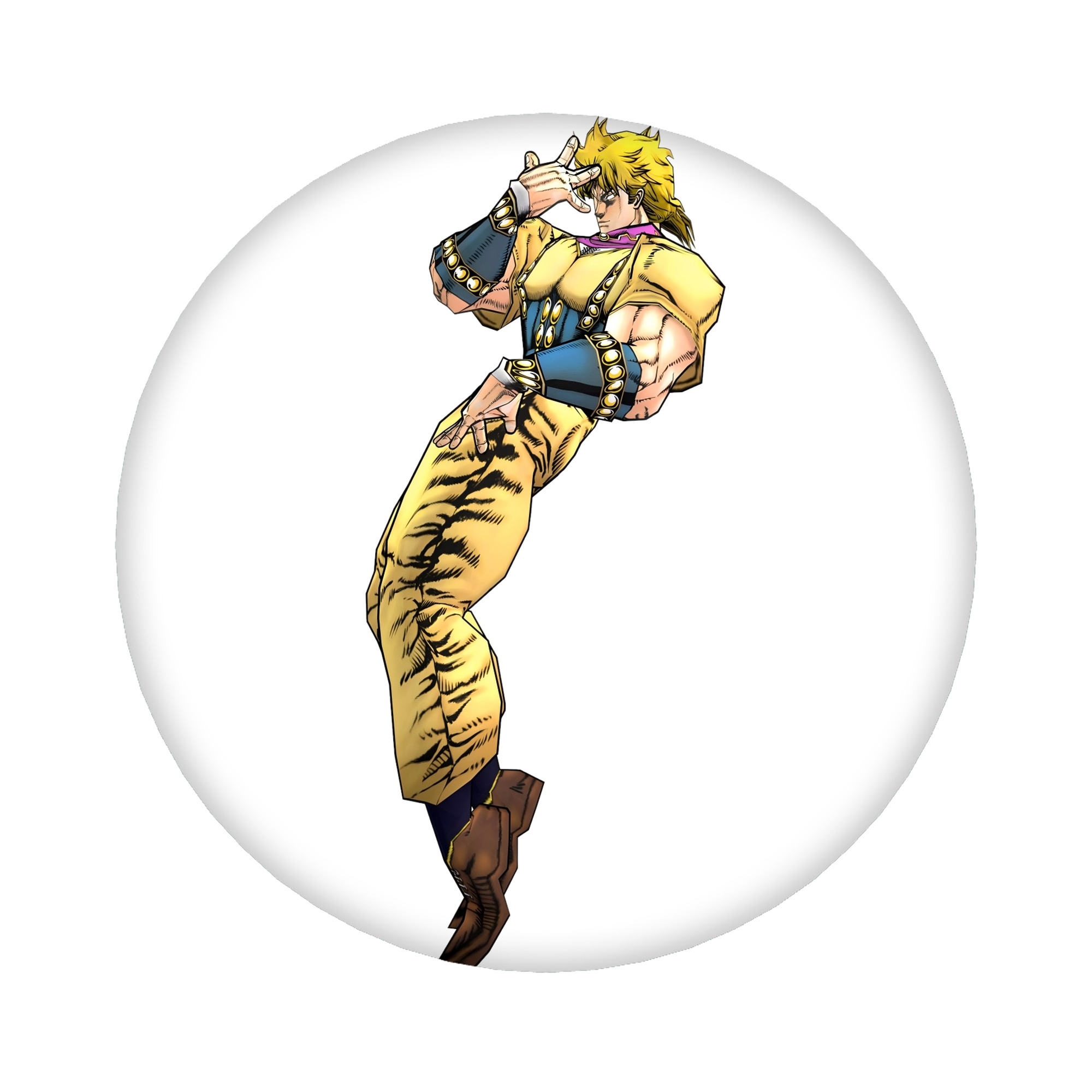（画像用） ジョジョの奇妙な冒険 ディオ?ブランドー JoJo's Bizarre Adventure Dio Brando 6cm 缶バッジ 複数セット