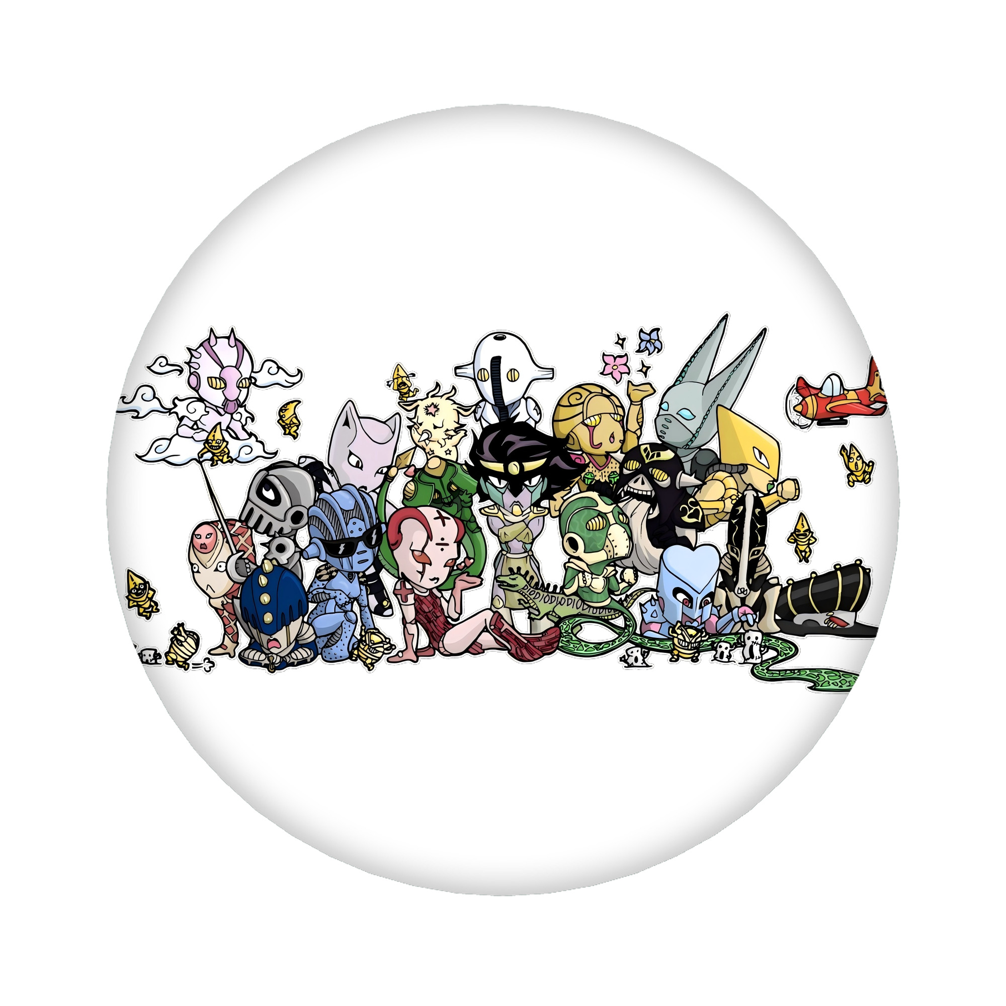 （画像用） ジョジョの奇妙な冒険 JoJo's Bizarre Adventure 6cm 缶バッジ 複数セット