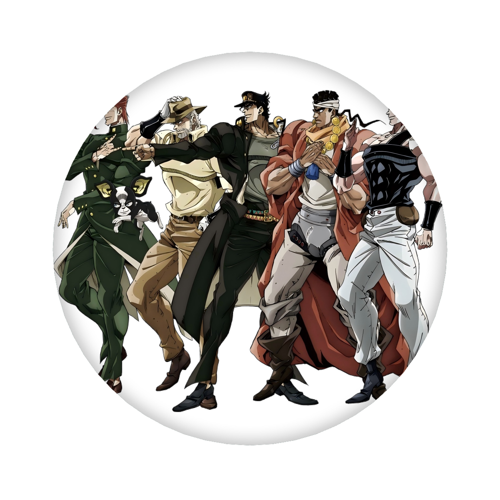 （画像用） ジョジョの奇妙な冒険 JoJo's Bizarre Adventure 6cm 缶バッジ 複数セット